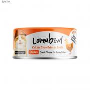  [Loveabowl] 猫用 无挑食天然嫩鸡配方全猫湿粮 Chicken Snowflakes in Broth Cat Canned 70g 