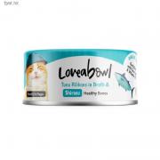  [Loveabowl] 猫用 壮骨吞拿鱼白饭鱼配方全猫湿粮 Tuna Ribbons in Broth with Shirasu Cat Canned 70g 