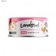  [Loveabowl] Feline Chicken Snowflakes in Broth with Salmon Cat Canned Cat Wet Food 70g 
